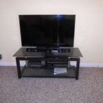 flatscreen tv & stand